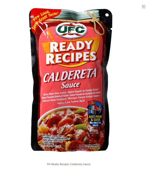 Hovedbilde UFC Ready Recipes Caldereta Sauce200g.