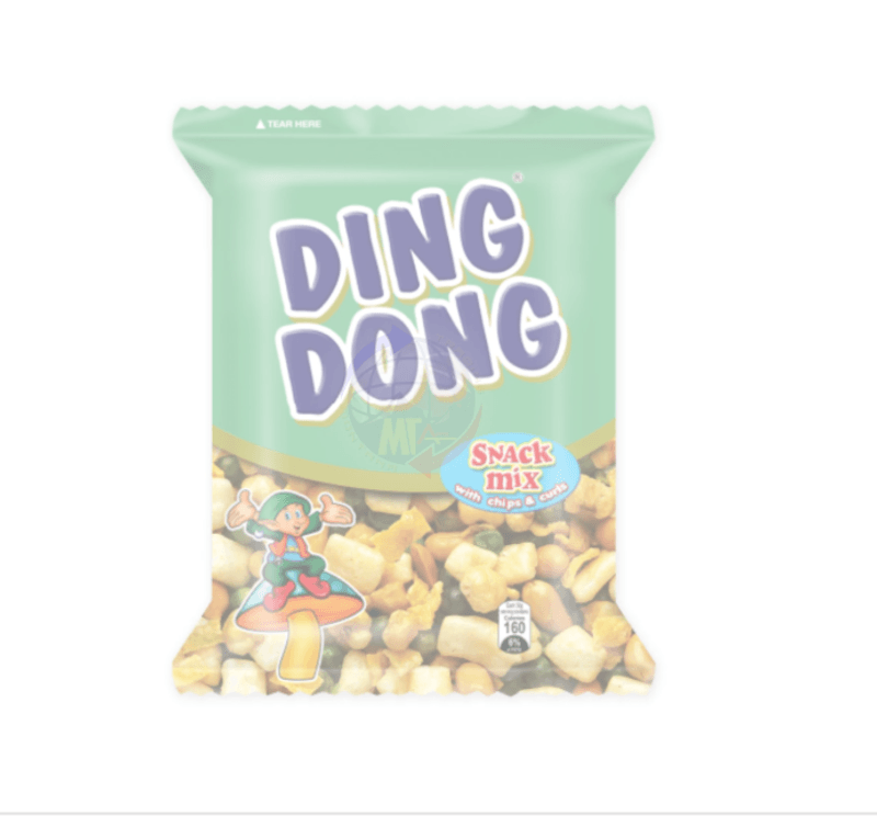 Ding Dong Real GarlicGREEN w/chipscurls 100g