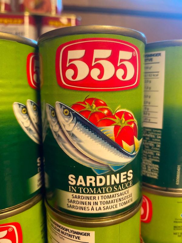 555 Sardines in Tomato Sauce 155g.
