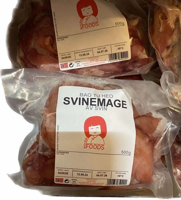 Hovedbilde Frozen Svinemage - frossen 500g.July4,2026