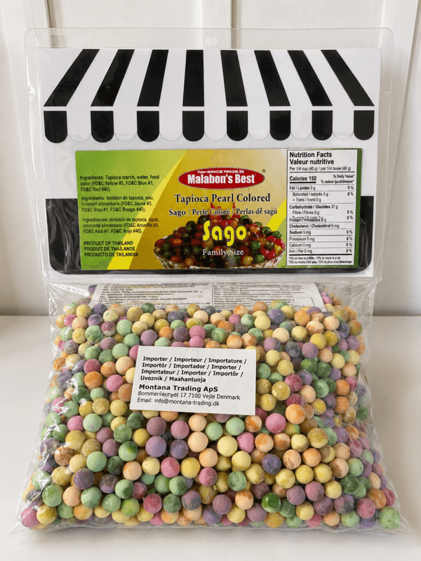 Malabon`s Best Sago Pearls Colored Big250g.