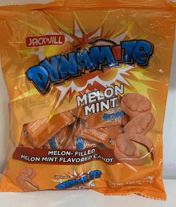 Hovedbilde Dynamite MELON filled Mint Candy40g.