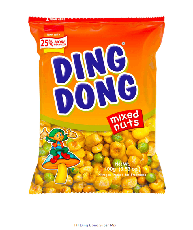 Ding Dong Mixed Nuts ORANGE100g