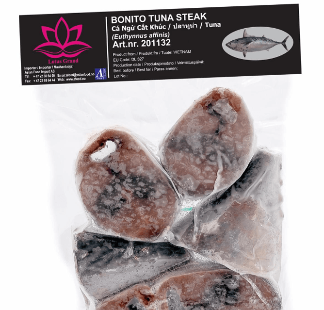 Hovedbilde LOTUS Bonito tuna steak(6-8pcs/bag)800g