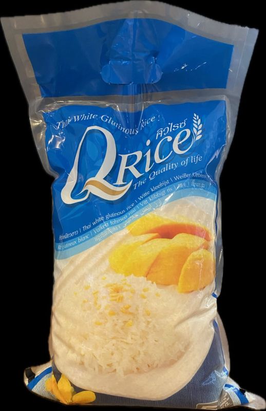 Q-RICE Thai white  glutinous rice 5kg